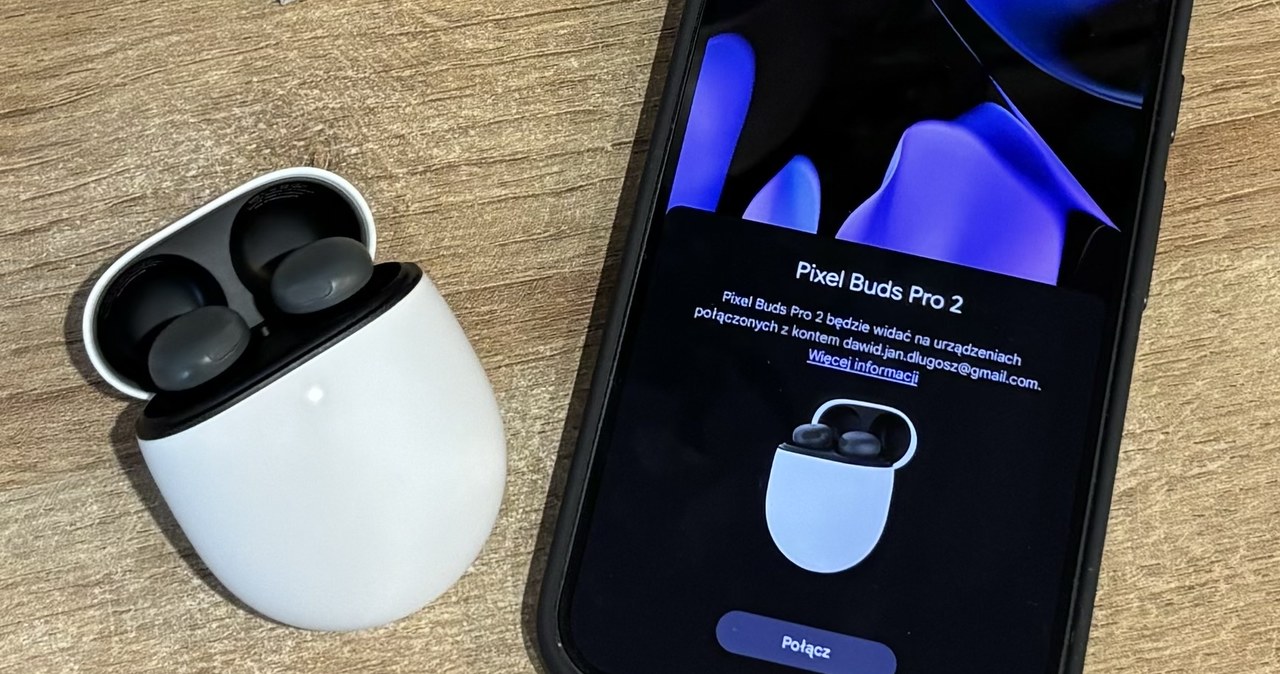 Google Pixel Buds Pro 2 wspierają szybkie parowanie. /Dawid Długosz /INTERIA.PL