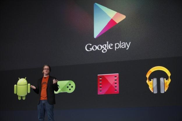 Google Play uzyskało wynik 25 mld pobrań /AFP