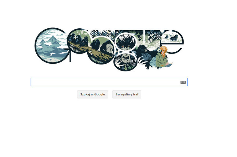Google przypomina postać Dian Fossey /materiały prasowe
