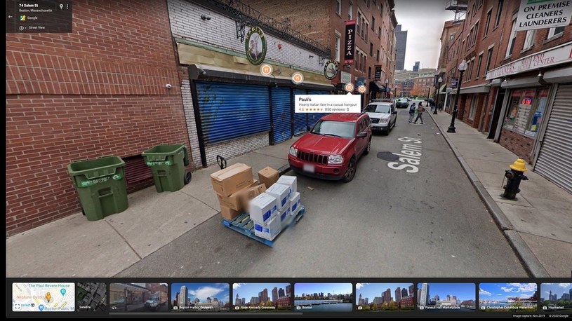 Google Street View z nowymi interaktywnymi znacznikami, które pomogą w zwiedzaniu miast /Geekweek