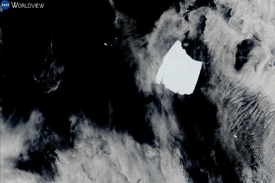Góra lodowa A23a - stan na 31 stycznia 2025 roku /HANDOUT/AFP/East News /East News