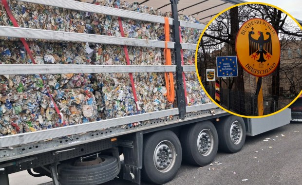 Góra śmieci miała wjechać do Polski. Akcja służb na granicy