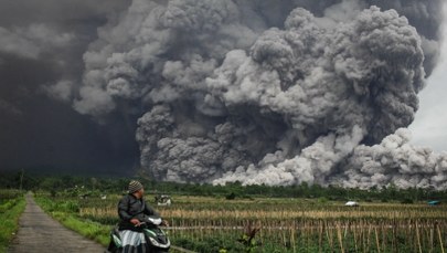 Gorące gazy pomknęły zboczem. Silna erupcja wulkanu w Indonezji [NAGRANIA]
