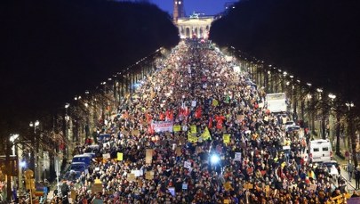 Gorąco w Niemczech. 160 tys. osób demonstrowało w Berlinie