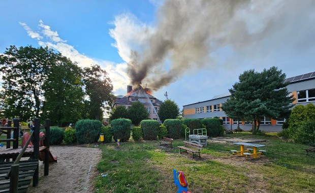 Górki: Pożar domu wielorodzinnego