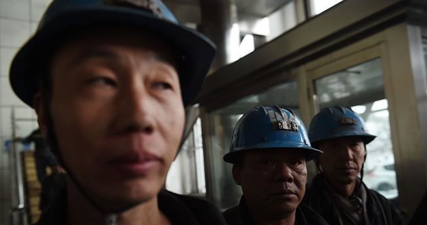 Górnicy z chińskiej prowincji Szansi /AFP
