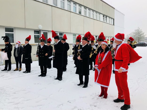 Górnicza orkiestra dęta z Bełchatowa /Agnieszka Wyderka /RMF FM