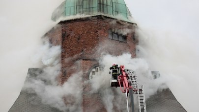 Gorzów Wielkopolski: Pożar zabytkowej katedry w centrum miasta