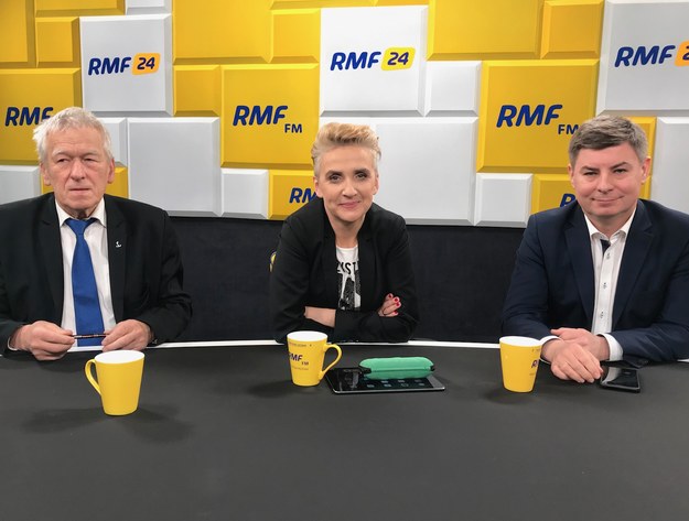Goście dyskutowali o przemówieniu Jarosława Kaczyńskiego /Karolina Bereza, RMF FM