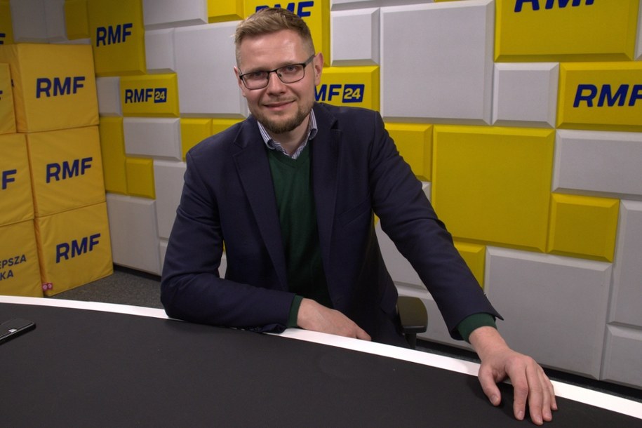 Gościem Popołudniowej rozmowy w RMF FM był polityk PiS Michał Woś /Piotr Mazur /RMF FM