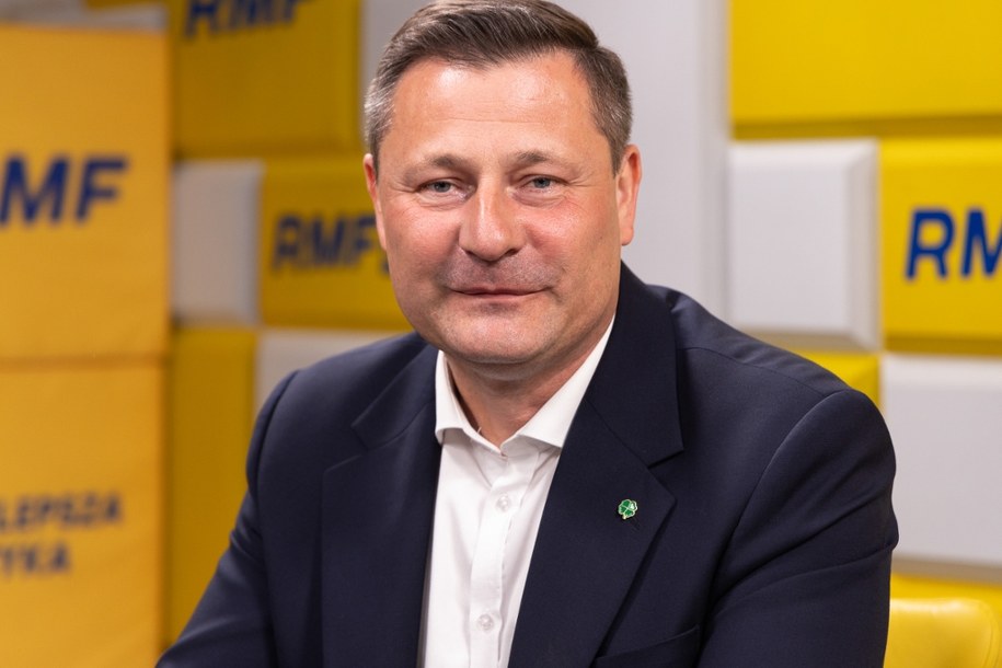 Gościem Popołudniowej rozmowy w RMF FM był polityk PSL, Krzysztof Paszyk /Jakub Rutka /RMF FM