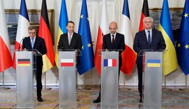 "Gospodarka Rosji w agonii". Mocne słowa po spotkaniu Trójkąta Weimarskiego