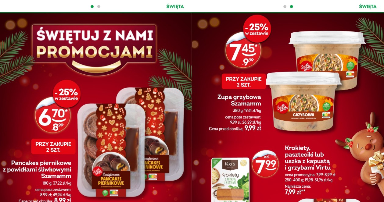 Gotowe świąteczne potrawy w promocji w Żabce /Żabka /INTERIA.PL