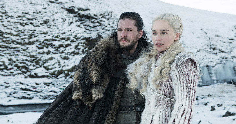 "Gra o tron": Jon Snow, Daenerys /HBO