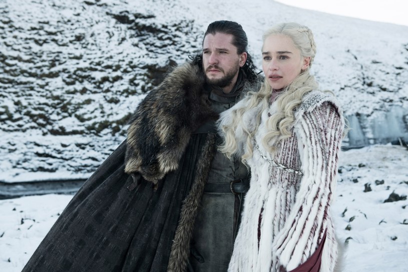 "Gra o tron": Jon Snow (Kit Harington), Daenerys (Emilia Clarke) /HBO