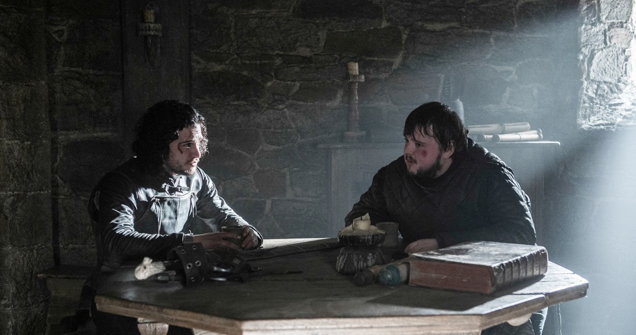 "Gra o tron": Kit Harington i John Bradley /HBO