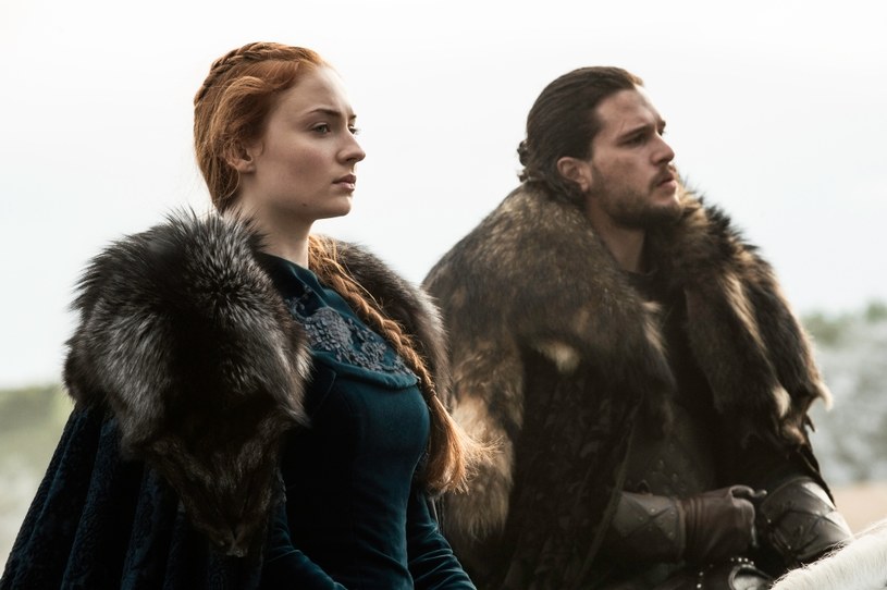"Gra o tron": Sansa (Sophie Turner), Kit Harington (Jon Snow) /HBO