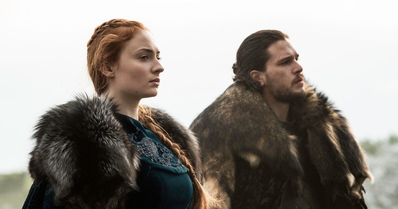 "Gra o tron": Sansa (Sophie Turner), Kit Harington (Jon Snow) /HBO