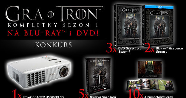 "Gra o tron" zadebiutowała na Blu-ray i DVD na początku marca, dzięki  Galapagos Films /materiały dystrybutora