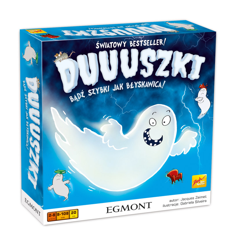 Gra planszowa "Duuuszki" Wydawnictwo Egmont Polska /materiały prasowe