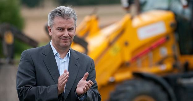 Grabarczyk Cezary, minister infrastruktury. Fot Łukasz Szeląg /Reporter