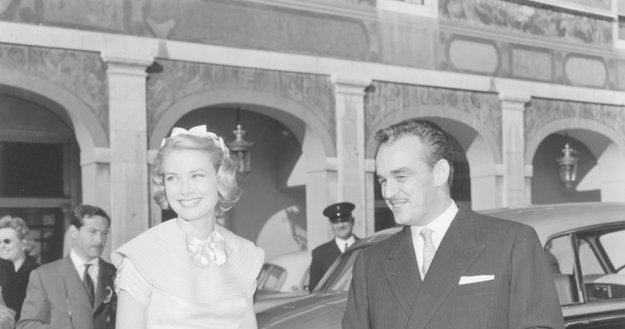 Grace Kelly i książę Monako Rainier III /Getty Images