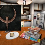 Gracz odtworzył "polskie mieszkanie" z lat 90. w kultowej grze Quake III