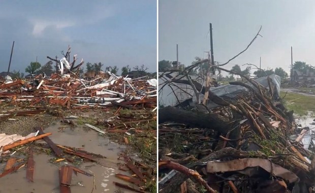 Grad wielkości grejpfrutów, zniszczone domy i ranni. Tornado uderzyło w Mineral Wells w Teksasie
