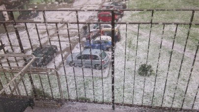 Gradobicie, które przeszło w woj. Małopolskim i na Podkarpaciu