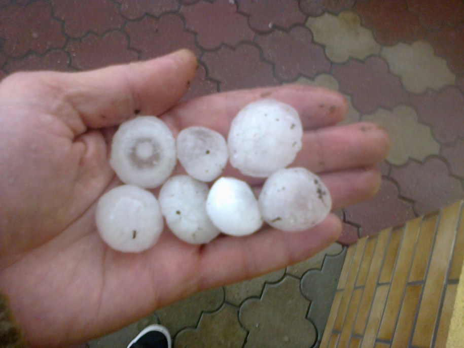 Gradobicie w Golinie /Gorąca Linia /RMF FM