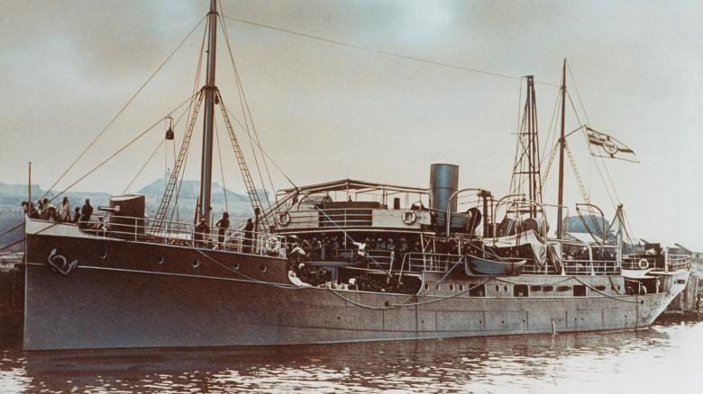 "Graf von Götzen" - największy okręt na jeziorze Tanganika /INTERIA.PL/materiały prasowe
