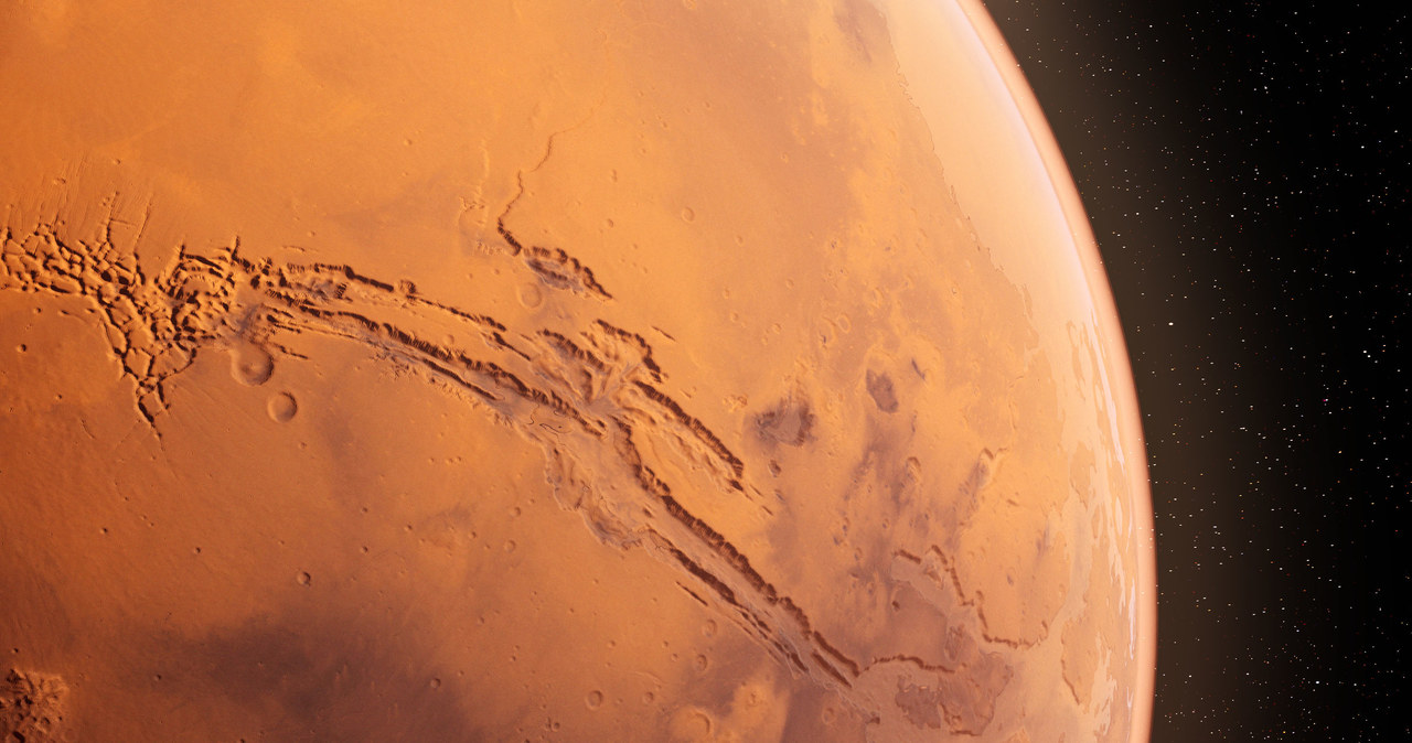 Grafika komputerowa przestawiająca powierzchnię Marsa /123RF/PICSEL