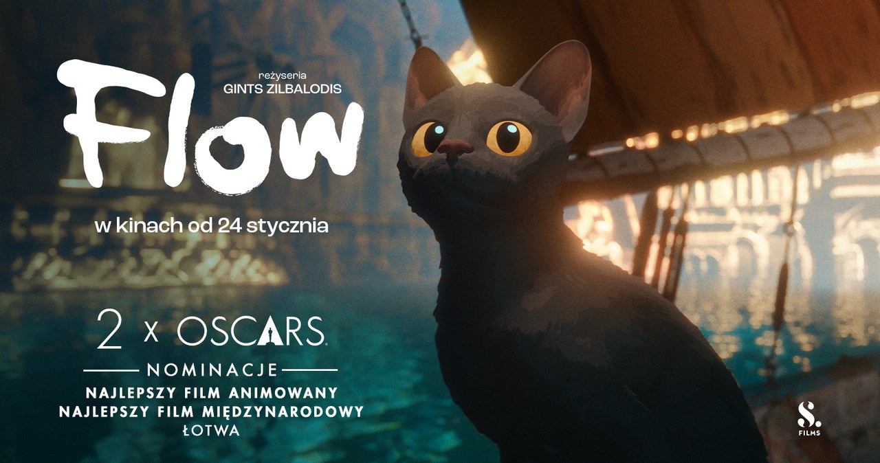 Grafika promująca film "Flow" /materiały prasowe