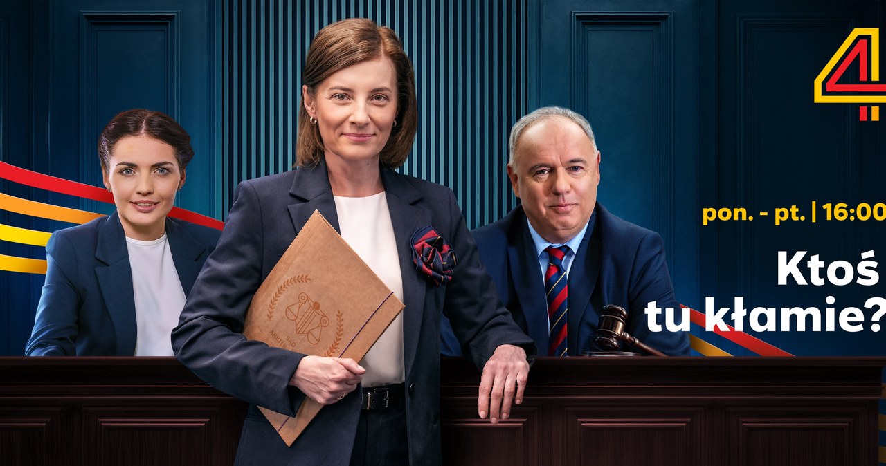 Grafika promująca serial "Ktoś tu kłamie" /TV4 /materiały prasowe