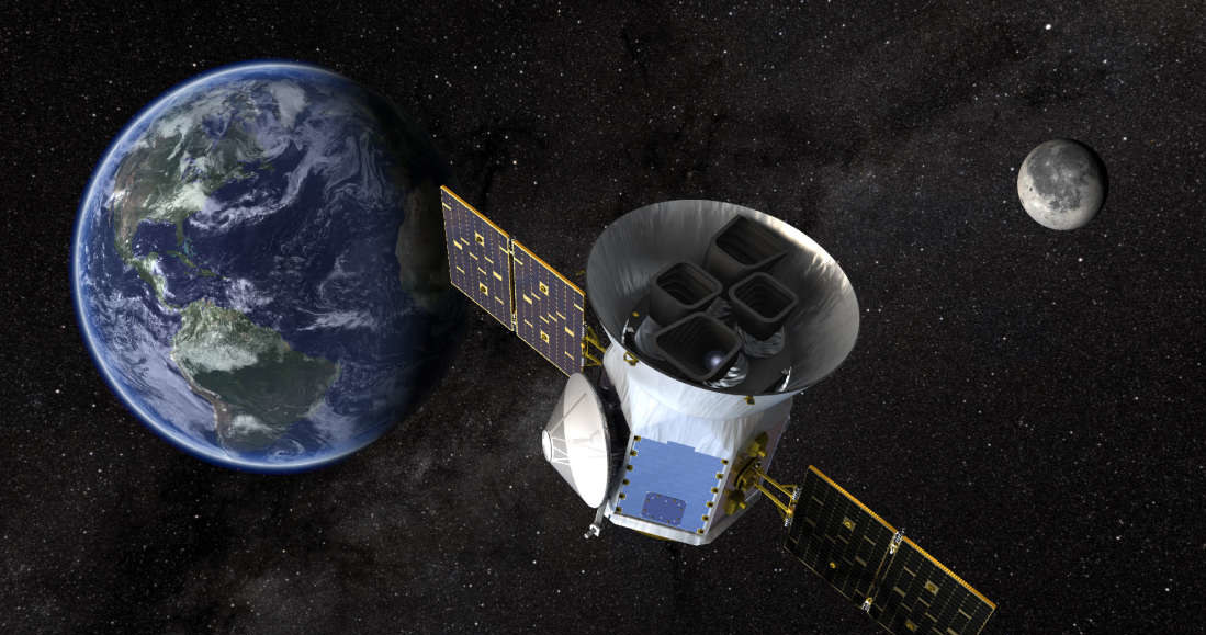 Grafika przedstawiająca TESS /NASA