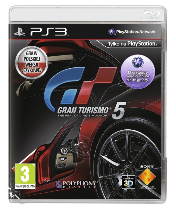 Gran Turismo 5 - okładka polskiej edycji gry /Informacja prasowa