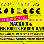 Grand Festival Róbrege 2014: Szczegółowy program