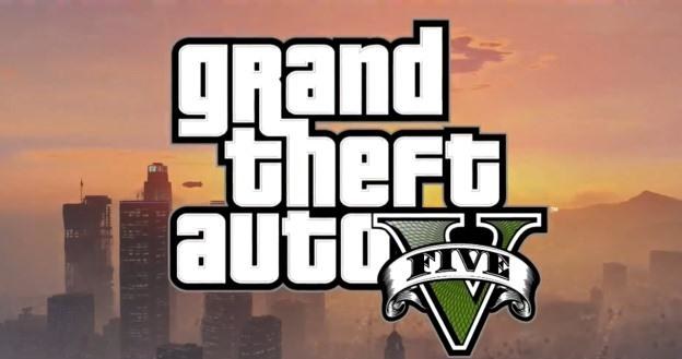 Grand Theft Auto V - logo /Informacja prasowa