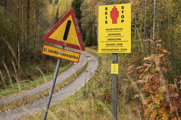 Granica fińsko-rosyjska w pobliżu Muotkavaara /RONI REKOMAA /PAP/EPA