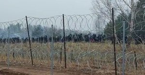 Granica polsko-białoruska. Migranci opuszczają obozowisko