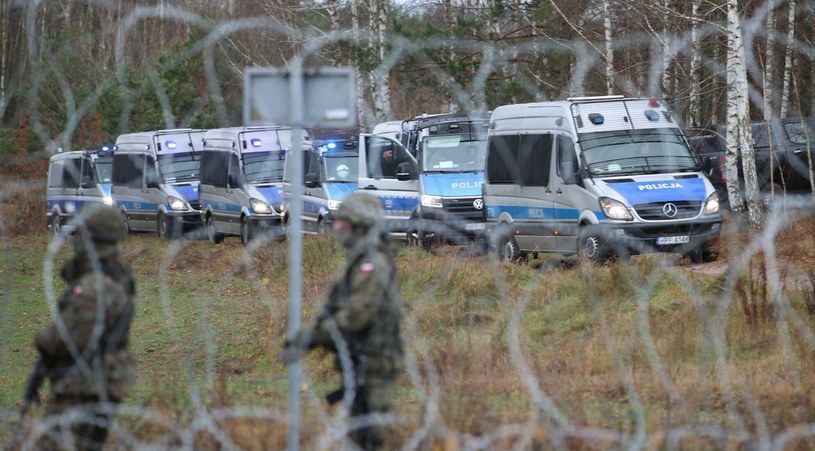 Granica polsko-białoruska w Kuźnicy /LEONID SHCHEGLOV/AFP /East News