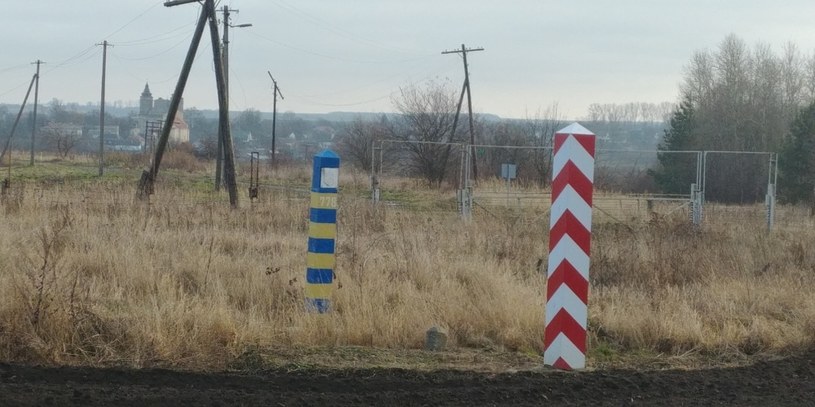 Granica polsko-ukraińska. W oddali widać niegdyś polski Waręż /Łukasz Szpyrka /INTERIA.PL
