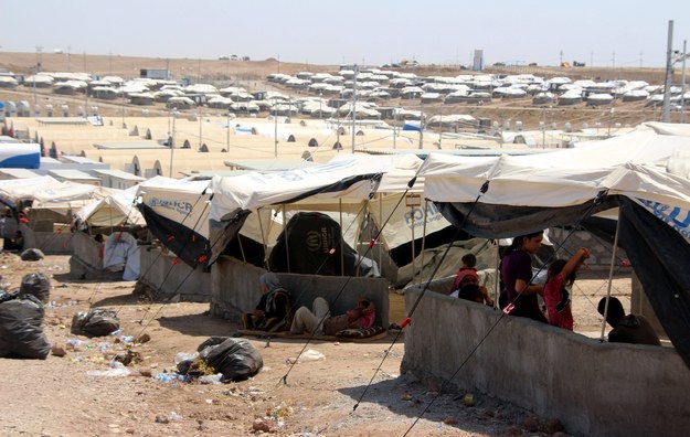 Granica turecko-iracka, obóz uchodźców. /STR /PAP/EPA