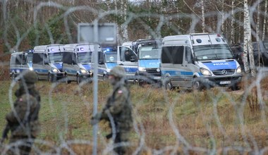 Granica z Białorusią: Oślepiali polskie patrole. Nie przedarli się