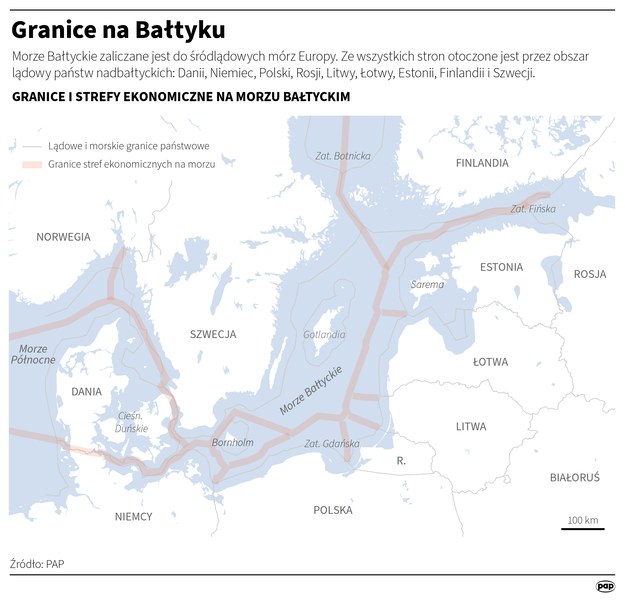 Granice na Bałtyku /Michał Czernek /PAP