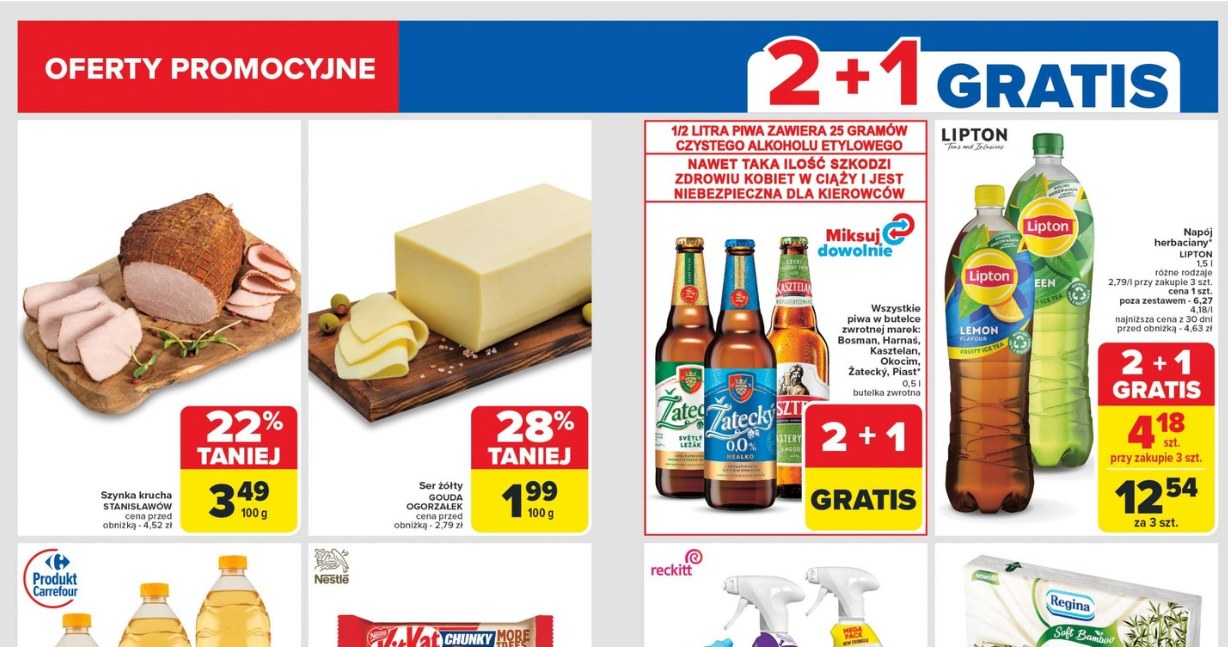 Gratisowe produkty w Carrefour! Ta promocja wywołała szał zakupowy! /Carrefour Polska /INTERIA.PL