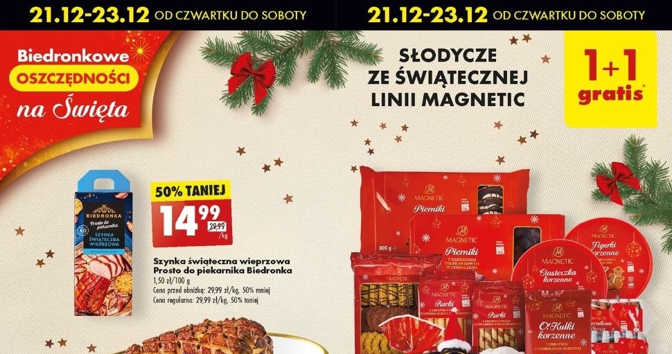 Gratisowe promocje na święta w Biedronce! /Biedronka /INTERIA.PL