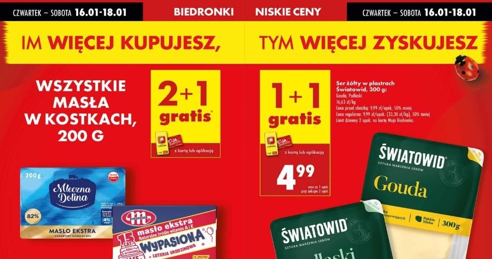 Gratisowe promocje w Biedronce! /Biedronka /INTERIA.PL