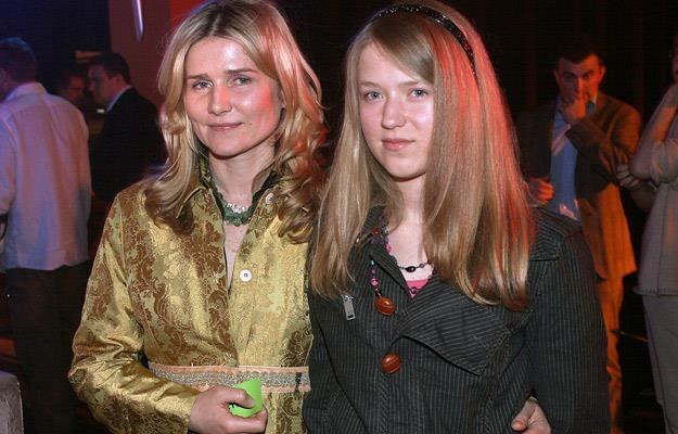 Grażyna Błęcka-Kolska z córką Zuzanną w 2006 roku /AKPA