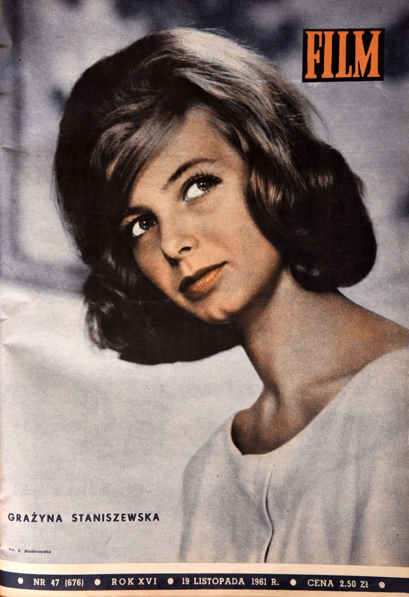 Grażyna Staniszewska na okładce "Filmu" w 1961 roku /Gallo Images / Zenon Żyburtowicz/Afa Pixx /Getty Images